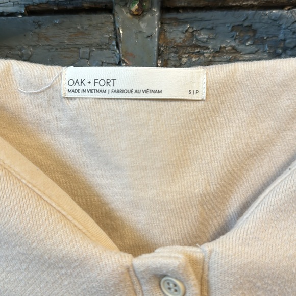 Oak + Fort cropped Sweater - Picture 3 of 4